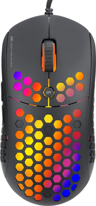 Marvo Scorpion G961 Lightweight Gaming Mouse, schwarz, USB