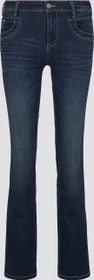 Tom Tailor Alexa Straight Jeans mit Bio-Baumwolle Jeans dark stone wash denim (Damen)