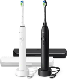 Philips HX4072/73 Sonicare 3100 schwarz/weiß + 2. Handstück