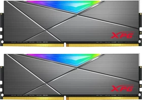 ADATA XPG Spectrix D50 RGB Tungsten Grey UDIMM 16GB Kit, DDR4-3200, CL16-20-20, 1R