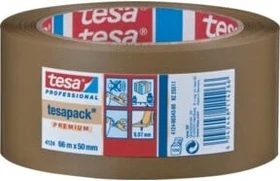 tesa tesafilm 4124 PVC Klebeband transparent, 50mm/66m, 6 Stück