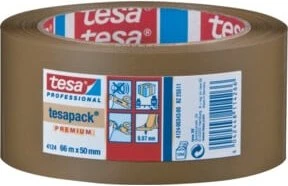 tesa tesafilm 4124 PVC Klebeband transparent, 50mm/66m, 6 Stück