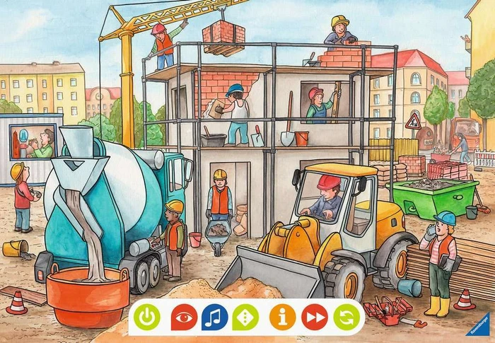 Ravensburger tiptoi Puzzle: Puzzle für kleine Entdecker: Baustelle