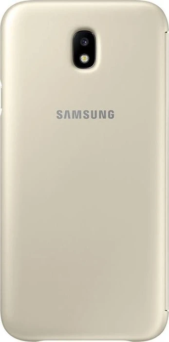 Samsung EF-WJ730CF Flip Wallet für Galaxy J7 (2017) gold