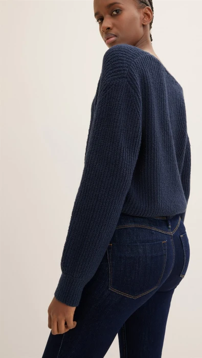 Tom Tailor Jona Extra Skinny Ankle Jeans Jeans clean dark stone blue denim (Damen)