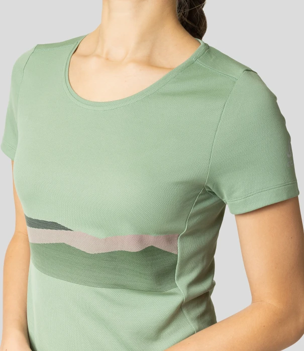 Odlo F-Dry Funktionsshirt kurzarm loden frost (Damen)