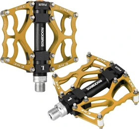 Rockbros JT201012 Flat Plattformpedale gold