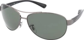 Ray-Ban RB3386 63mm gunmetal-black/polarized green