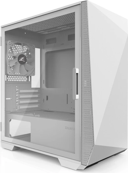 Zalman Z1 Iceberg_White, weiß, Glasfenster