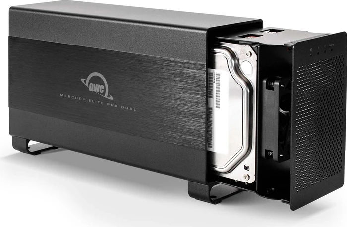 OWC Mercury Elite Pro Dual, USB-B 3.0/Thunderbolt 2 / Mini DisplayPort 1.2