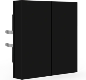 MDT Taster Light 55 Basic 2-fach schwarz matt