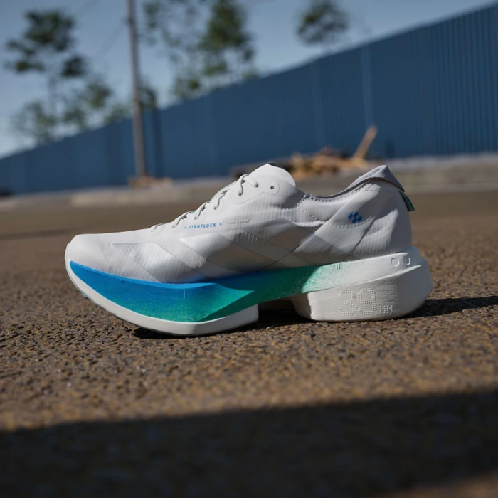 adidas Adizero Adios Pro 4 crystal white/matte silver/glory green (Damen)