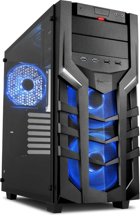 Sharkoon DG7000-G RGB, Glasfenster
