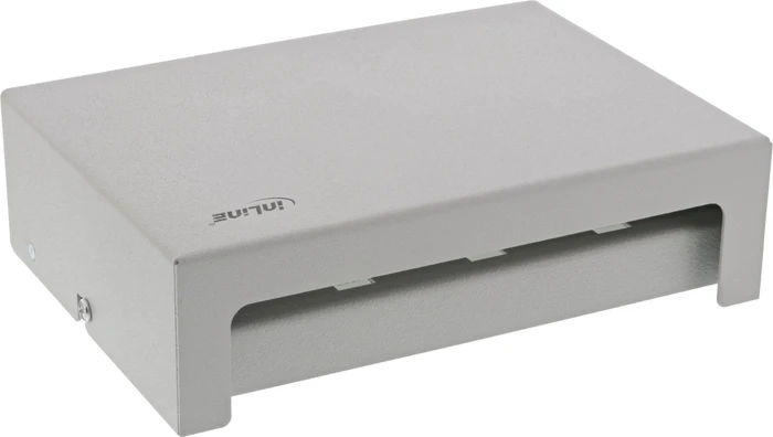 InLine RJ-45 Patchfeld-Dose Aufputz, 8x Keystone RJ-45, grau