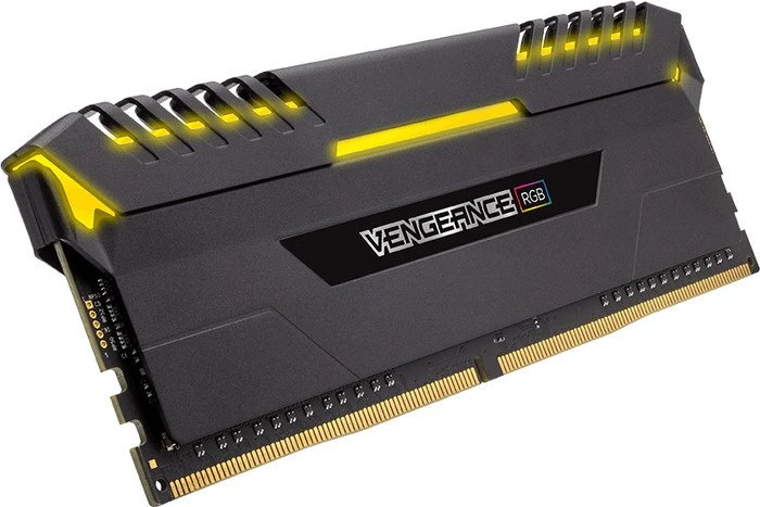 Corsair Vengeance RGB schwarz UDIMM 64GB Kit, DDR4-3200, CL16-18-18-36