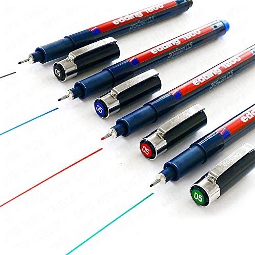 edding 1800 0.5mm sortiert, 4er-Set