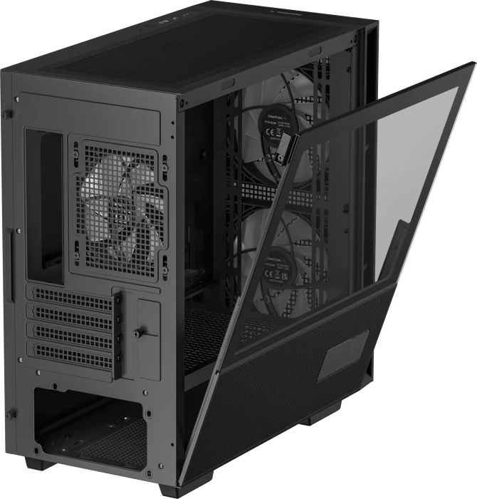 DeepCool CH360 DIGITAL WH, schwarz, Glasfenster