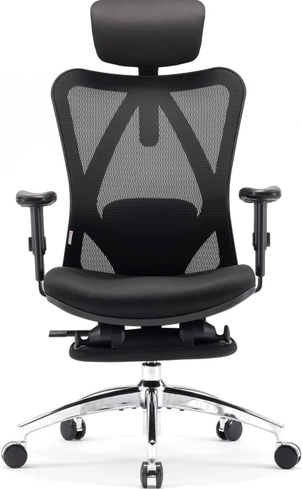 Sihoo M18 Classic Office Bürostuhl mit Fußstütze, schwarz