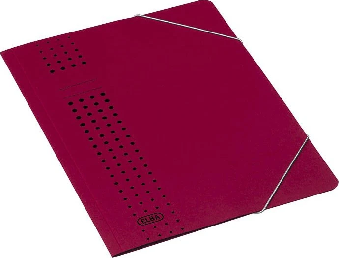 Elba Chic Sammelmappe mit Eckspanner, A4, bordeaux, 25er-Pack