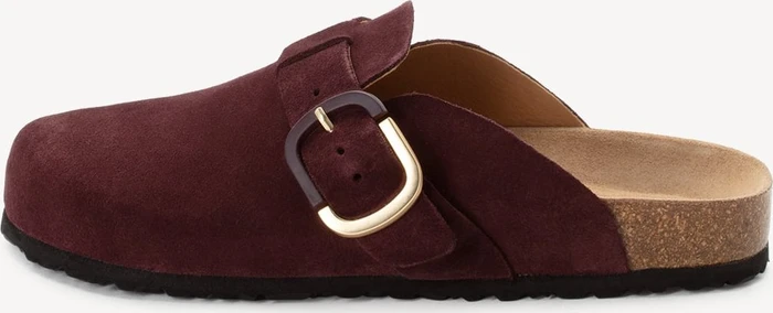 Tamaris Lederpantolette rot (Damen)