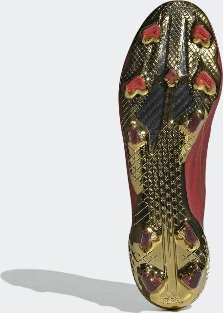 adidas X Speedflow.1 FG vivid red/gold metallic/core black