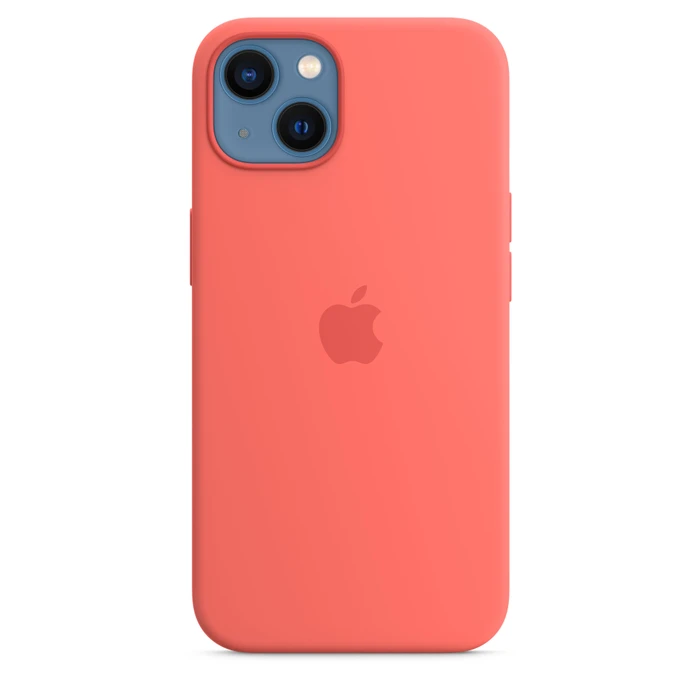 Apple Silikon Case mit MagSafe für iPhone 13 pink pomelo