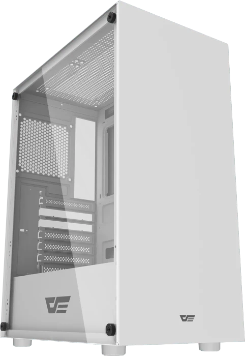 DarkFlash DK100 White, Glasfenster
