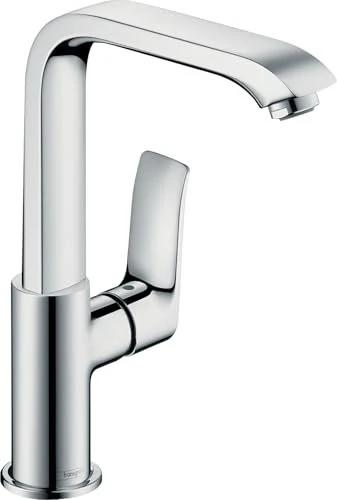 Hansgrohe Metris 230 Waschbeckenarmatur mit Push-Open Ablaufgarnitur