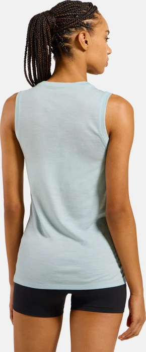 Odlo Natural Merino 160 Crew Funktionsshirt ärmellos baby blue (Damen)