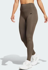 adidas Optime Full-Length Hose lang shadow olive (Damen)