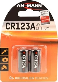 Ansmann Lithium Photo CR123A (CR123/CR17345), 2er-Pack