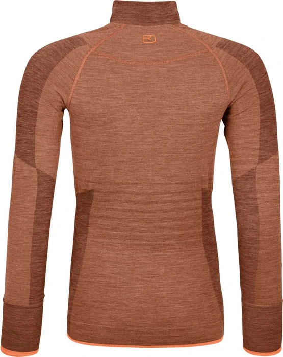 Ortovox 230 Competition Zip Neck Funktionsshirt langarm faded tangerine (Damen)