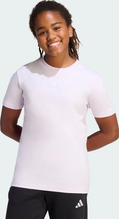 adidas Essentials T-Shirt kurzarm ice lavender/white (Junior)