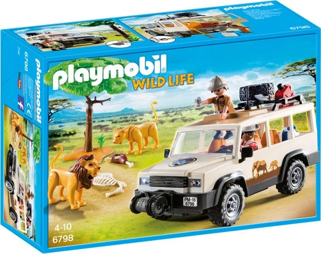 playmobil Wild Life Safari-Geländewagen mit Seilwinde