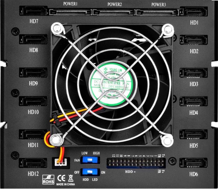 SilverStone Front Panel Storage FS212