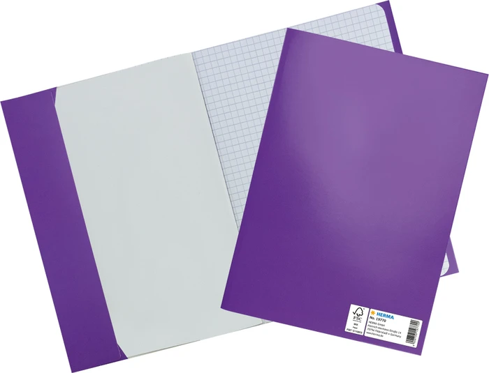Herma Heftschoner Karton, A5, violett, 10er-Pack