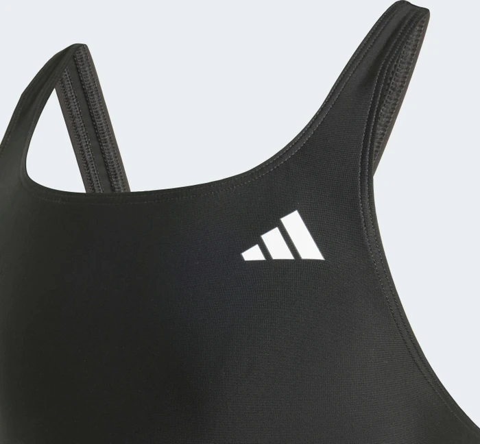adidas V-förmiges Rückendesign Badeanzug schwarz (Junior)