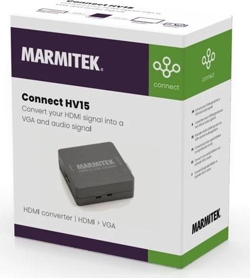 Marmitek Connect HV15, HDMI auf VGA Adapter