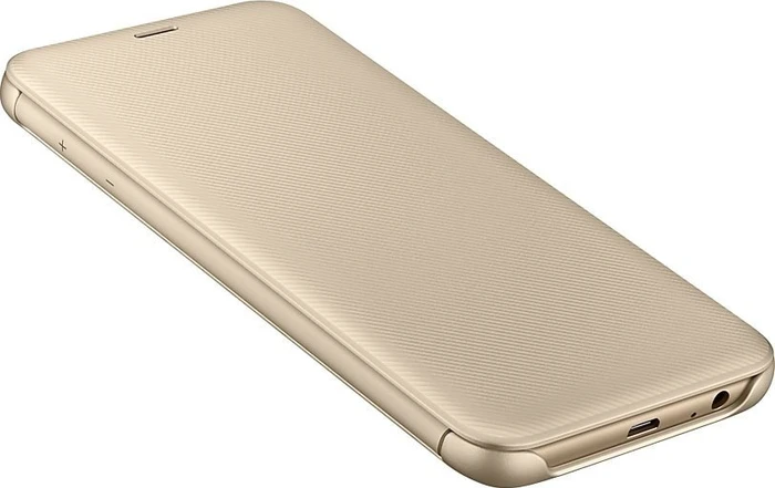Samsung Wallet Cover für Galaxy J6 (2018) gold