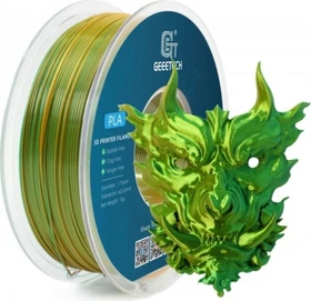 Geeetech PLA Silk, Dual yellow & green, Spule, 1.75mm, 1.00kg