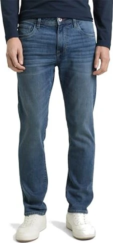 Tom Tailor Marvin Straight Jeans Jeans used mid stone blue denim (Herren)