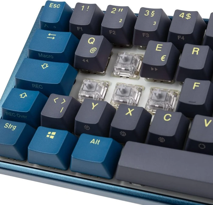 Ducky One 3 DayBreak Mini PBT blau, LEDs RGB, MX SPEED RGB Silver, USB, DE