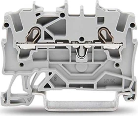 Wago Durchgangsklemme Serie 2001 mit Push-in CAGE CLAMP