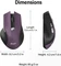 Acer OMR266 2.4GHz Wireless Mouse violett/schwarz, USB Vorschaubild