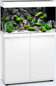 Juwel Rio 125 LED Aquarium-Set mit Unterschrank, weiß/weiß, 125l
