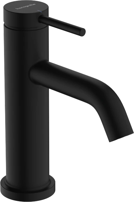 Hansgrohe Tecturis S Standventil 80 EcoSmart+ mit Hebelgriff für Kaltwasser oder vorgemischtes Wasser ohne Ablaufgarnitur mattschwarz