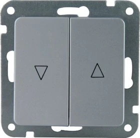 uniTEC LE MANS Serie 603 Jalousietaster, silber