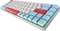 Cherry MX-LP 2.1 Compact Wireless, weiß/hellblau/rot, MX LOW PROFILE RGB SPEED, USB/Bluetooth, US Vorschaubild