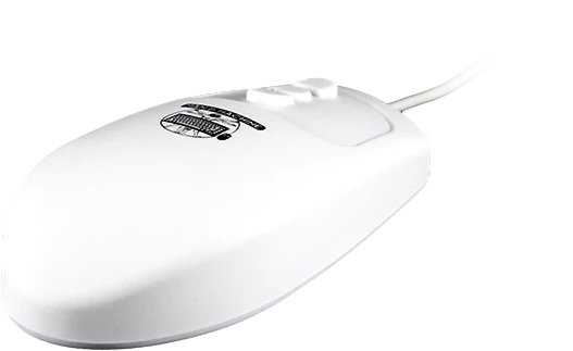Man & Machine Mighty Mouse 5 medizinische Silikonmaus, weiß, USB