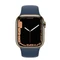 Apple Watch Series 7 (GPS + Cellular) 41mm Edelstahl gold mit Sportarmband abyssblau Vorschaubild